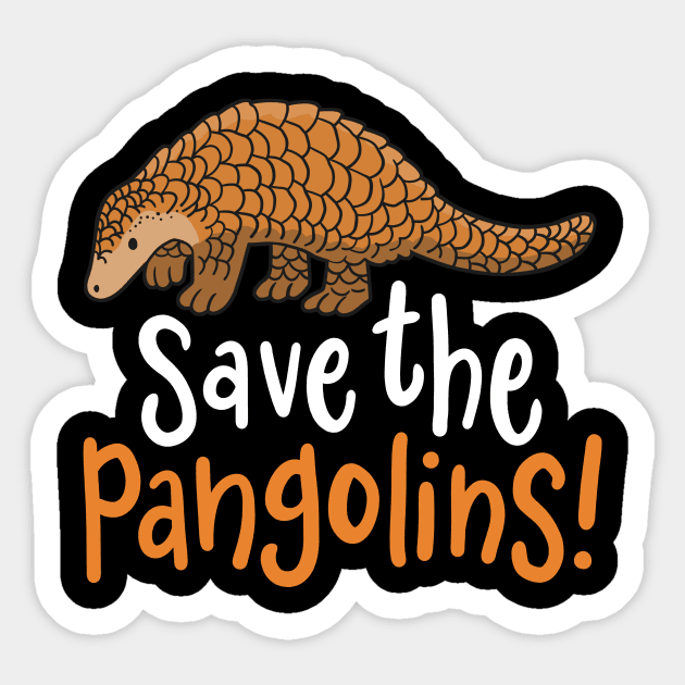 Pangolin Sticker by CreativeGiftShop